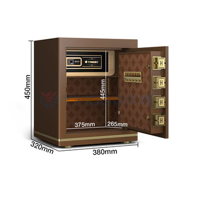 OEMサイズ 1.5Cu Ft オフィス指紋セーフボックス 固体鋼 26±2KG