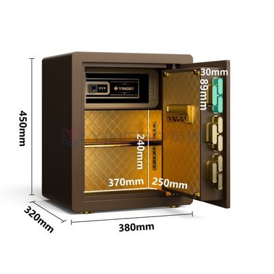 H450MM 指紋ロック 家庭用セキュリティ用セーフボックス
