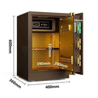固体鋼の家庭用セーフボックス デジタル指紋ロック H600mm