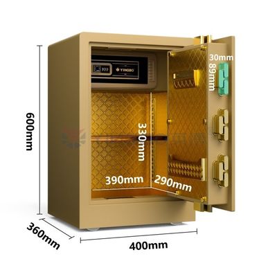 特許ボルト 高級セーフボックス 指紋ロック YB/RS-60