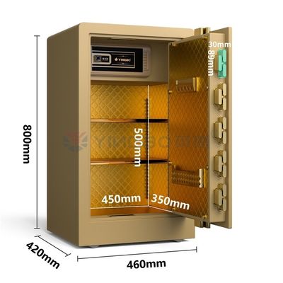 2.8Cu Ft ホームセーフボックス スマート指紋ロック YB/RS-80