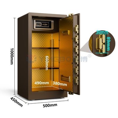 バイオメトリック指紋セーフボックス スマートセーフボックス ホームセキュリティ YB/RS-100