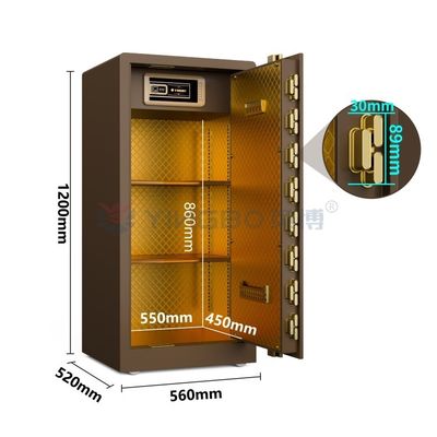 指紋認識金庫家庭用金庫金庫厚い鋼鉄家庭用金庫