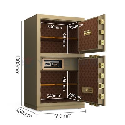 H1000mm バイオメトリック指紋ロック オフィスセキュリティ用セーフボックス YB/N7-100D