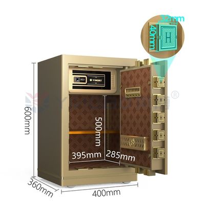デジタル電子ロック セーフボックス オフィスセキュリティのための固体鋼 YB/N7-60