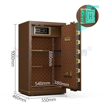 H1000mm 固形鋼 電子ロック 豪華オフィス セキュリティ用セーフボックス YB/N7-100