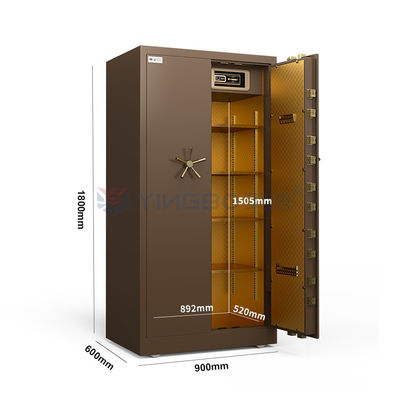 バイオメトリク指紋ロック セキュリティ用のセーフドア 銀行セーフドア