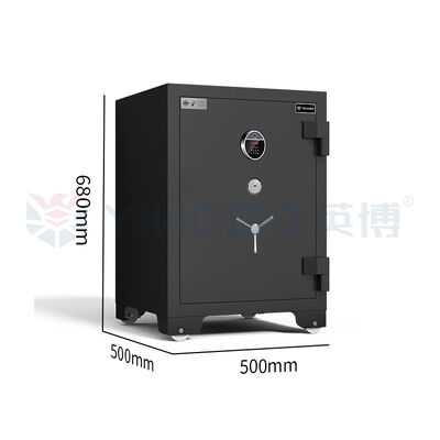 大切なものを守る 指紋認証ロック アラームシステム付き 耐火金庫