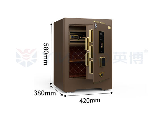 H580mm ダブルアラームシステム 商用セーフボックス 3D ステレオ ソフト レザー デジタル セキュリティ