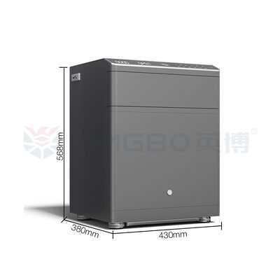 生体認証指紋ナイトスタンド金庫、家庭用セキュリティのための頑丈なスチール構造