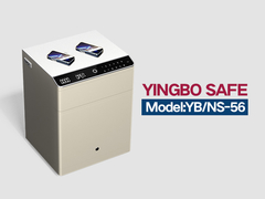 YB-NS 固体鋼のベッドナイトテーブルクリーム引き出し