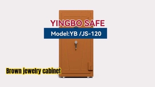 ブラウンジュエリーキャビネット 120