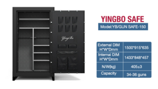 パスワード ガンキャビネット ガンセーフ ガンセーフボックス 防爆金庫 耐火ガンセーフ