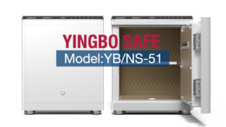 ソリッドスチール製スマートナイトスタンド金庫 YB/NS-51