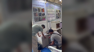 Yingbo Safesが2026 Horgos Border Port Trade Expoにデビュー、初日は来場者で満員